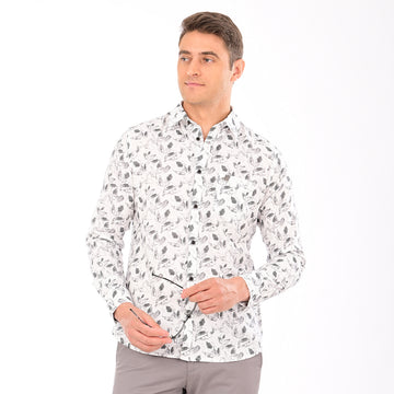 AOP FULL SLEEVES CASUAL FIT COTTON SHIRT