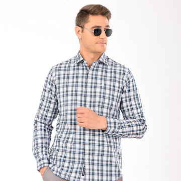 CHECKS FULL SLEEVES CASUAL FIT COTTON SHIRT