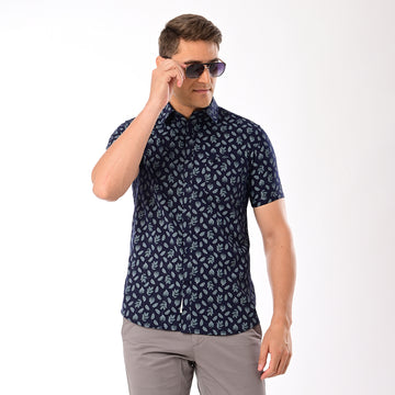 AOP FULL SLEEVES CASUAL FIT COTTON SHIRT