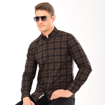 CHECKS FULL SLEEVES CASUAL FIT COTTON SHIRT