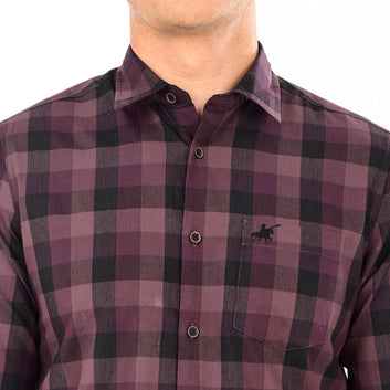CHECKS FULL SLEEVES CASUAL FIT COTTON SHIRT