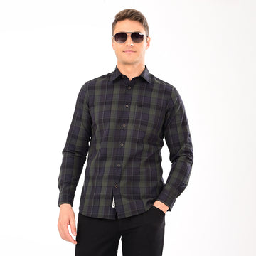 CHECKS FULL SLEEVES CASUAL FIT COTTON SHIRT