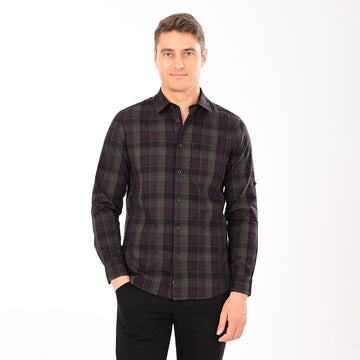 CHECKS FULL SLEEVES CASUAL FIT COTTON SHIRT