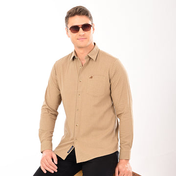 CHECKS FULL SLEEVES CASUAL FIT COTTON SHIRT