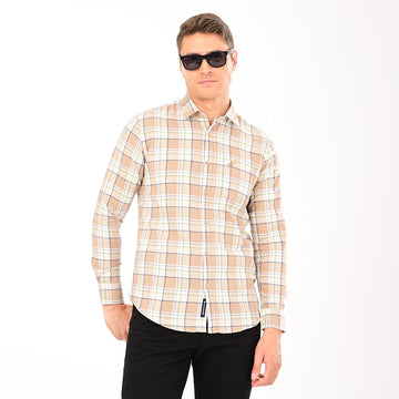 CHECKS FULL SLEEVES CASUAL FIT COTTON SHIRT