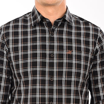 CHECKS FULL SLEEVES CASUAL FIT COTTON SHIRT
