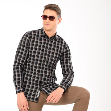 CHECKS FULL SLEEVES CASUAL FIT COTTON SHIRT
