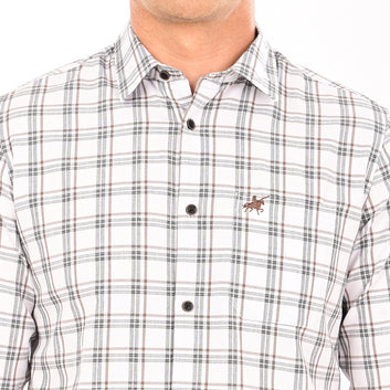 CHECKS FULL SLEEVES CASUAL FIT COTTON SHIRT