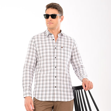 CHECKS FULL SLEEVES CASUAL FIT COTTON SHIRT